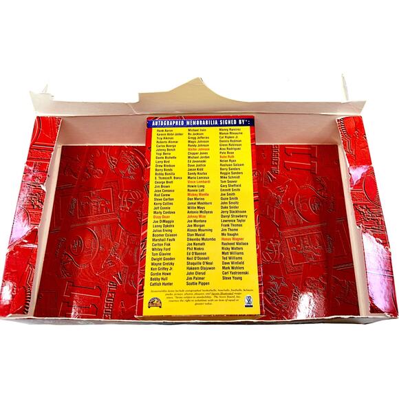 1996 Score Board Autographed Collection Card Box Display *No Packs* - Picture 10 of 11